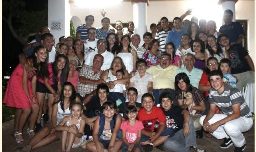 Generaciones de la familia Portillo juntas